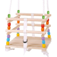 Bigjigs Toys Dřevěná korálková houpačka