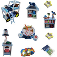 2Kids Toys miniatura domečku Charlesův pokoj
