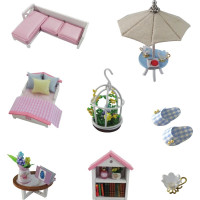 2Kids Toys miniatura domečku Růžový dům