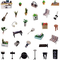 2Kids Toys miniatura domečku Hudební studio