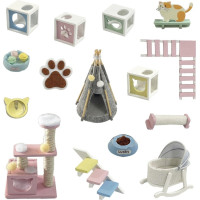 2Kids Toys miniatura domečku Domov kočičky Mňau