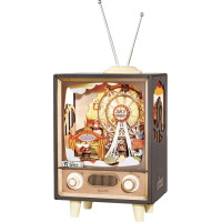 RoboTime 3D Dřevěné puzzle Karneval při západu slunce