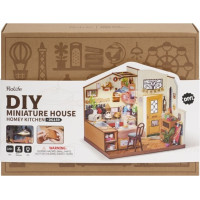 RoboTime 3D Dřevěné puzzle Útulná kuchyně