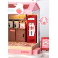 RoboTime miniatura domečku Mléčný bar Strawberry