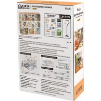 RoboTime miniatura domečku Útulný obývací pokoj