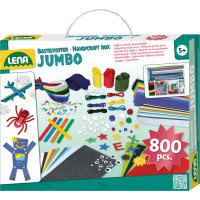Lena Kreativní kufřík Jumbo modrý 800 ks
