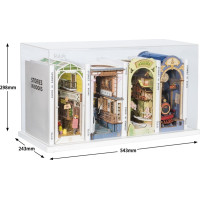RoboTime 3D Puzzle Zarážka na knihy "Falling Sakura" (dřevěná)