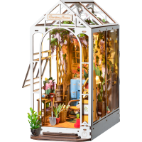 RoboTime 3D puzzle Zarážka na knihy Garden House (dřevěná)