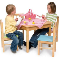 Bigjigs Toys Dětský dřevěný hrací stůl