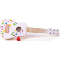 Bigjigs Toys Dřevěná kytara star