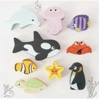 Le Toy Van Petilou Skládací věž Oceán 9 ks