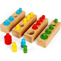 Bigjigs Toys Motorická vkládačka bloky 24 dílků