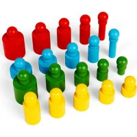 Bigjigs Toys Motorická vkládačka bloky 24 dílků