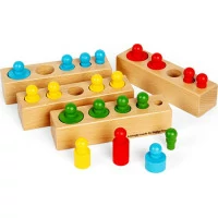 Bigjigs Toys Motorická vkládačka bloky 24 dílků
