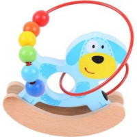 Bigjigs Baby Motorický labyrint houpačka pejsek - neoriginální obal