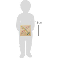 small foot Dřevěná deska Geoboard