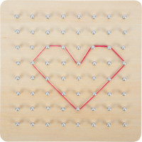 small foot Dřevěná deska Geoboard