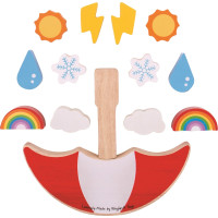 Bigjigs Toys Balanční hra Počasí