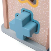 Bigjigs Toys Motorická kostka modrá