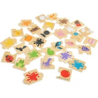 Bigjigs Toys Didaktické puzzle Barvy