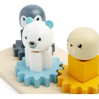 Bigjigs Toys Motorická deska Artic