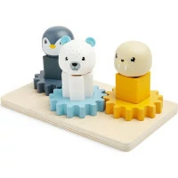 Bigjigs Toys Motorická deska Artic