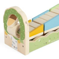 Bigjigs Toys Motorická rampa s veverkou