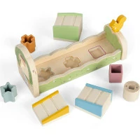 Bigjigs Toys Motorická rampa s veverkou