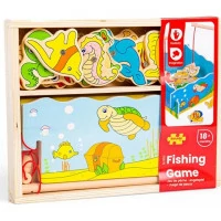 Bigjigs Toys Magnetické chytání rybiček moře