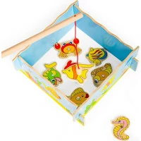 Bigjigs Toys Magnetické chytání rybiček moře