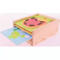 Bigjigs Toys Provlékání zvířátek