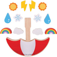 Bigjigs Toys Balanční hra Počasí