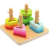 2Kids Toys Nasazování geometrické tvary