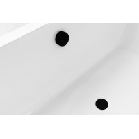 Polysan Vanová souprava, bovden, délka 1000mm, zátka 72mm, černá mat 71854.21