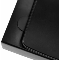 Závěsné WC Rea Julio RIMLESS + Duroplast sedátko flat - černé matné