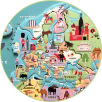 Vilac Magnetická mapa světa Ingela