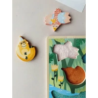 Vilac Senzorické vkládací puzzle Jungle