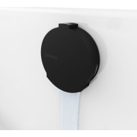 Polysan Vanová souprava s napouštěním, bovden, délka 600mm, zátka 72mm, černá mat 71851.21