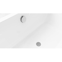 Polysan MARBLE vanová souprava s napouštěním, bovden, délka 800mm, chrom 11052