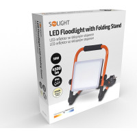 Solight LED reflektor se sklopným stojanem, 50W, 4500lm, 4000K, kabel se zástrčkou, IP65