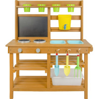2Kids Toys Dřevěná zahradní kuchyňka