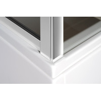 Polysan DEEP sprchové dveře posuvné 1400x1500mm, čiré sklo MD1415