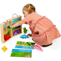 Bigjigs Toys Krabička na hraní dinosauři