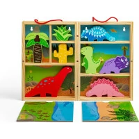 Bigjigs Toys Krabička na hraní dinosauři