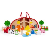 Bigjigs Toys Farma v kufříku