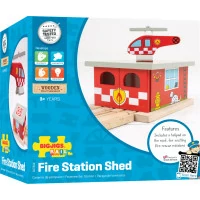 Bigjigs Rail Depo hasičská stanice