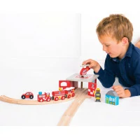 Bigjigs Rail Depo hasičská stanice