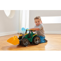 Lena Traktor se lžící zeleno žlutý