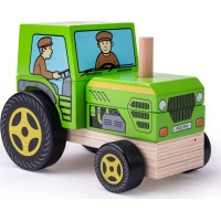 Bigjigs Baby Nasazování traktor