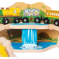 Bigjigs Rail Dřevěná vláčkodráha Safari